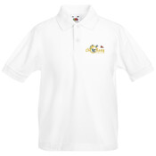 White Polo Shirt with logo